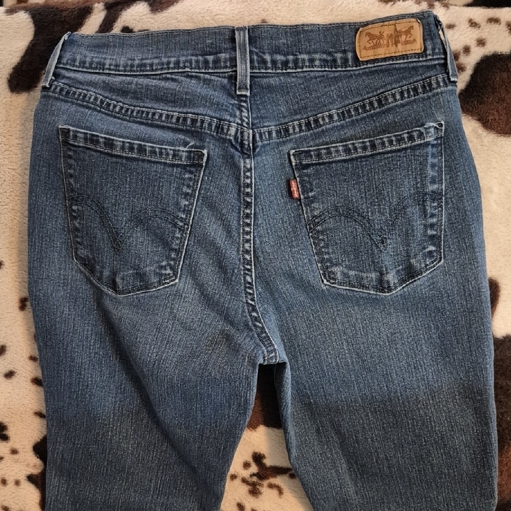 Levi's Denim Straight Leg Jeans in Blue - Picture 8 of 11